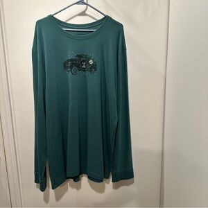 Life Is Good Men’s Green Long Sleeve Tee